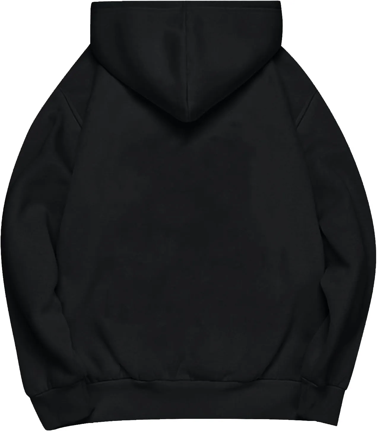 Womens Casual Soild Color Long Sleeve Hoodies Oversized Trendy Loose Fit Sweatshirts with Pockets Plus Size S-5xl
