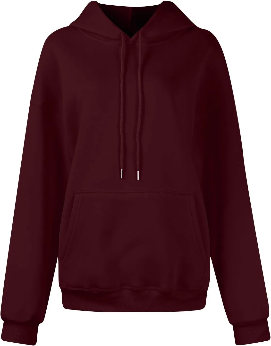 Womens Oversized Hoodies Plus Size Sweatshirt Trendy Drawstring Pullover Long Sleeve With Pockets Winter Clothes