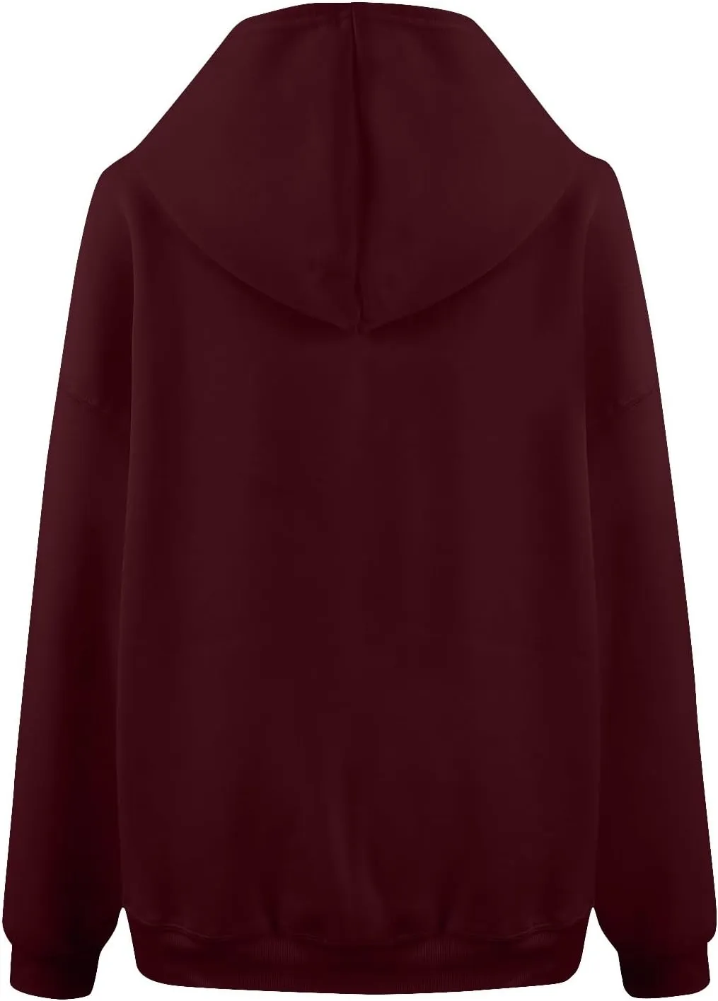 Womens Oversized Hoodies Plus Size Sweatshirt Trendy Drawstring Pullover Long Sleeve With Pockets Winter Clothes
