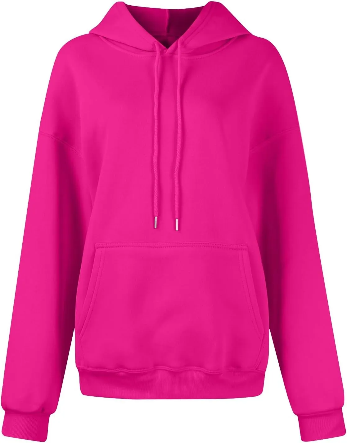 Womens Oversized Hoodies Plus Size Sweatshirt Trendy Drawstring Pullover Long Sleeve With Pockets Winter Clothes