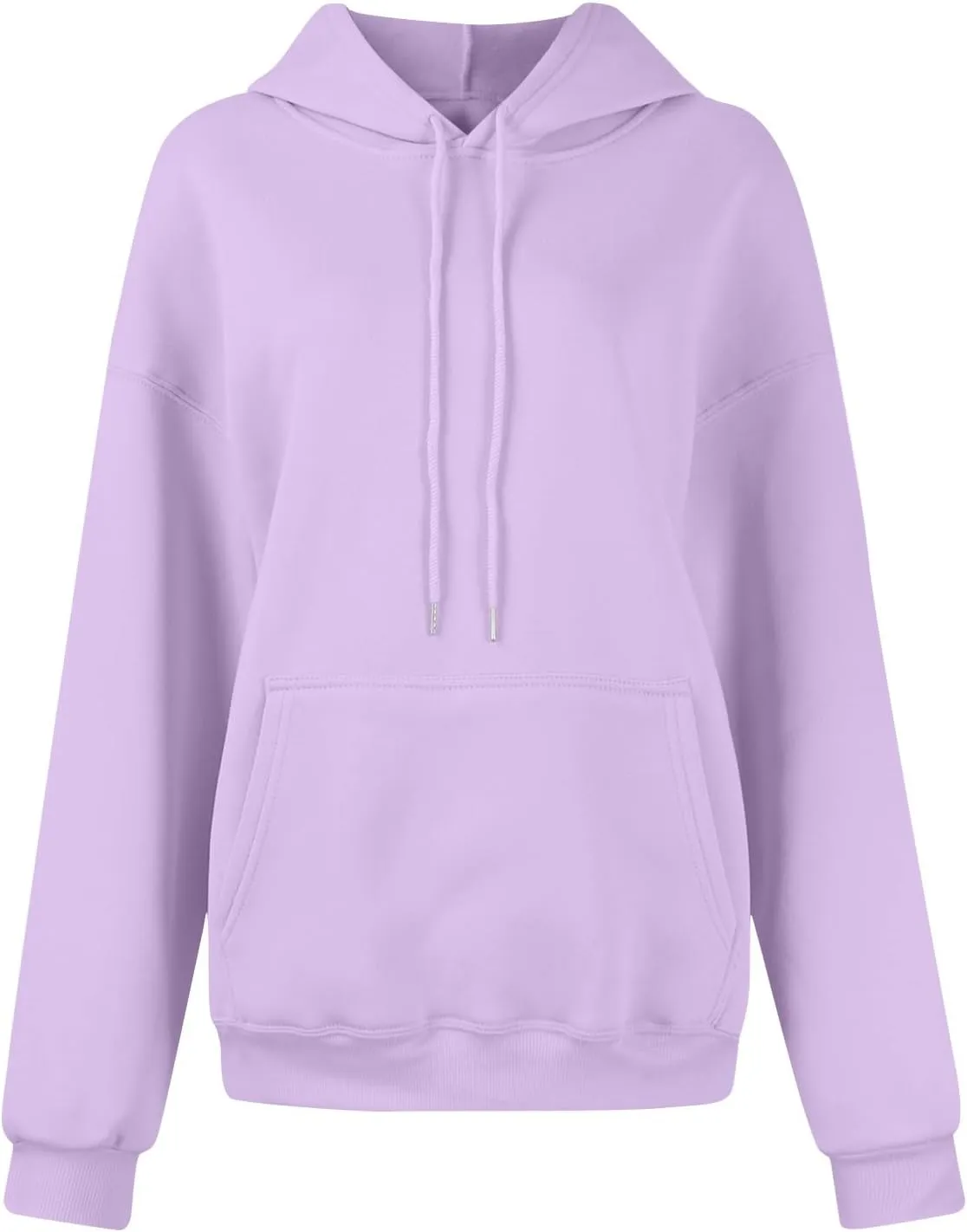 Womens Oversized Hoodies Plus Size Sweatshirt Trendy Drawstring Pullover Long Sleeve With Pockets Winter Clothes