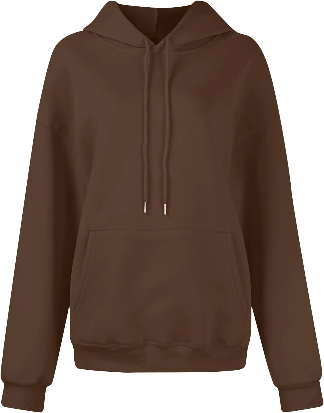 Womens Oversized Hoodies Plus Size Sweatshirt Trendy Drawstring Pullover Long Sleeve With Pockets Winter Clothes