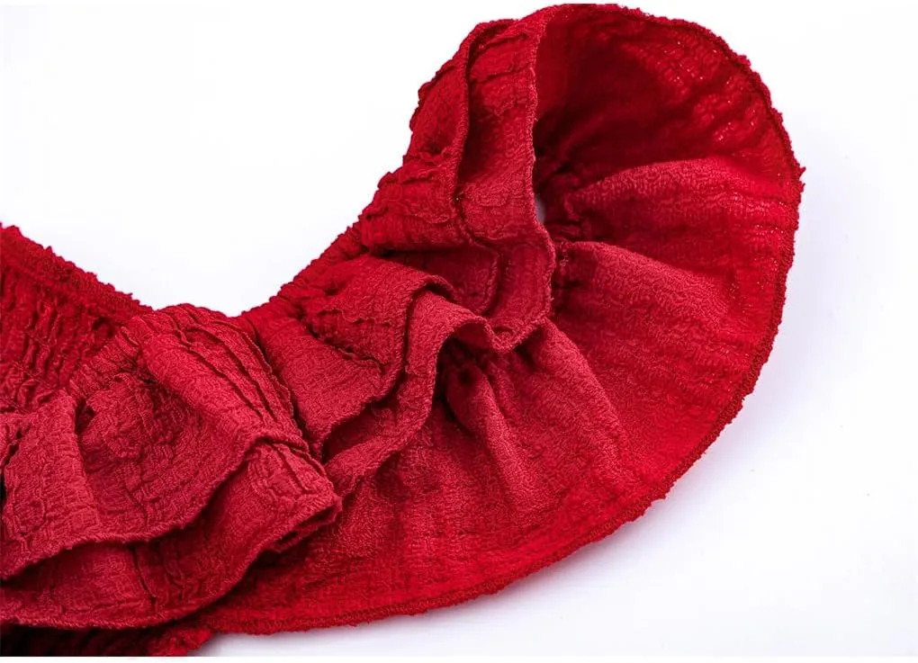 Women's Square Neck Ruffled Bow Tie Slim Fit Camisole