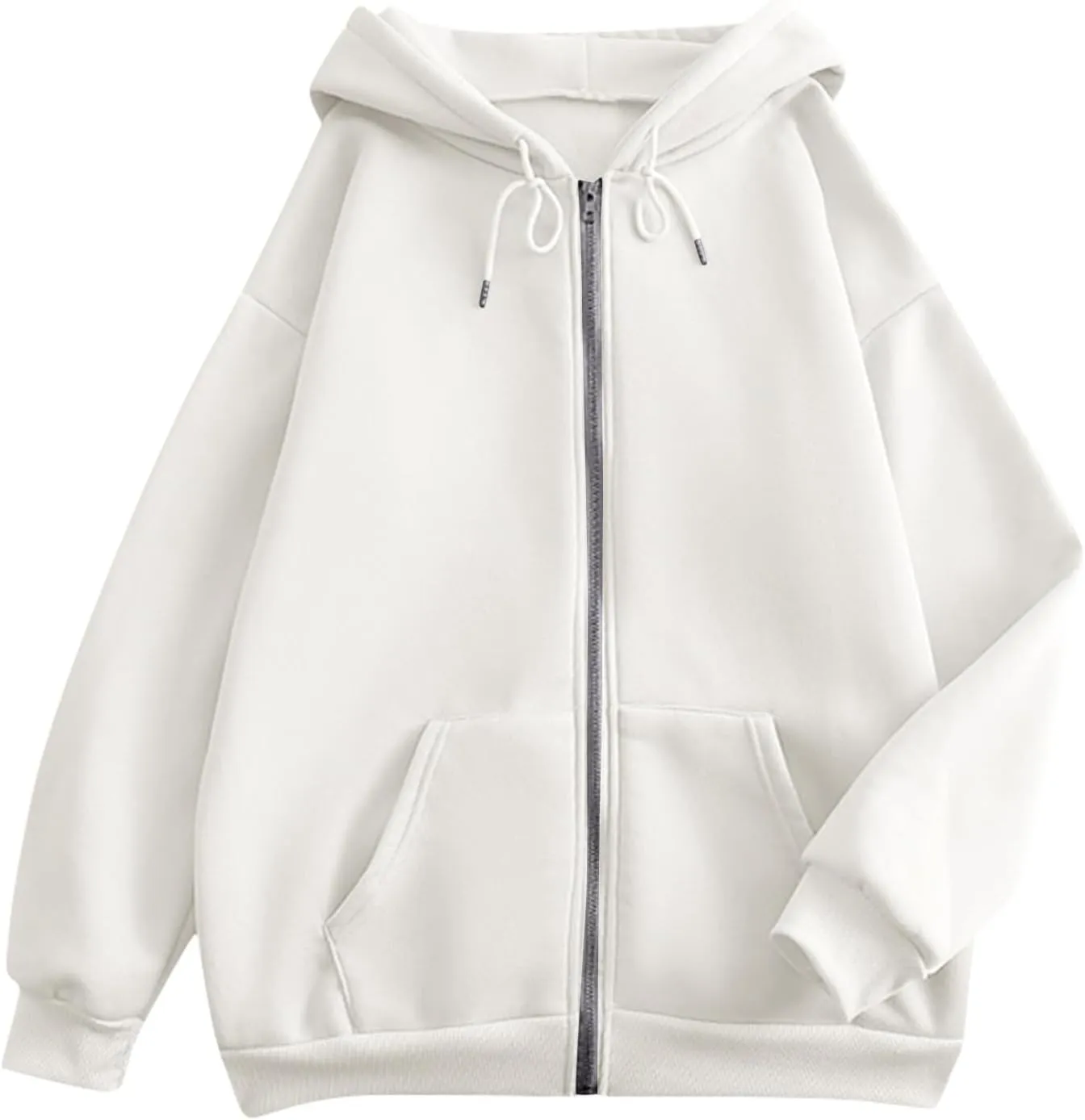 Womens Zip Up Hoodies Light Weight Jackets Womens Long Sleeve Oversized Zip Up Hoodie for Women 2024 Fall Clothes