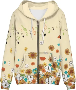 Women's Zip Up Y2K Hoodies Casual Long Sleeve Hooded Sweatshirt Fall & Winter Track Jackets with Pockets