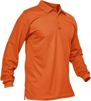 Xingfenly Men's Tactical Casual -Shirt Long Sleeve Thin Quick Dry Collared Shirts Hiking Fishing Travel Work Tees